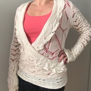 KAREN KANE crochet sweater.